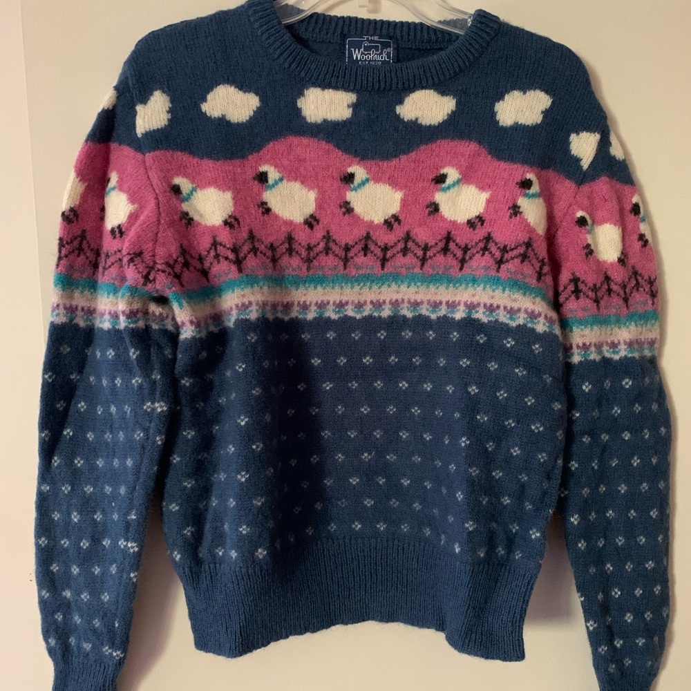 Vintage Woolrich wool sheep sweater